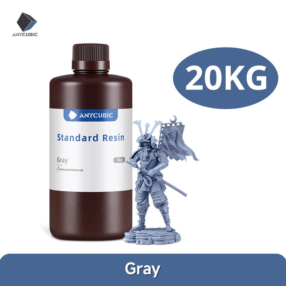 ANYCUBIC 1kg/10kg Liquid Photopolymer Standard Resin 405nm UV Resin