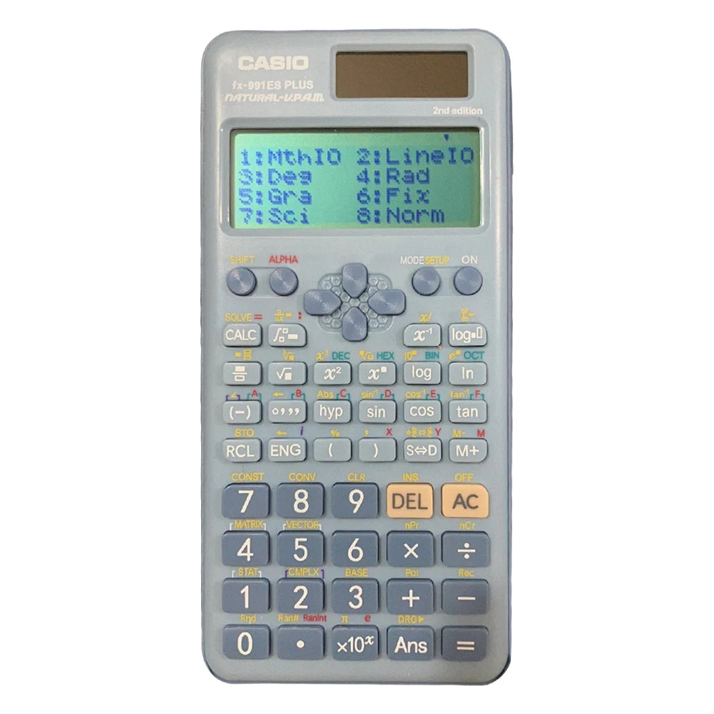 Pink Graphing Calculator 2-Line Display Math Calculator