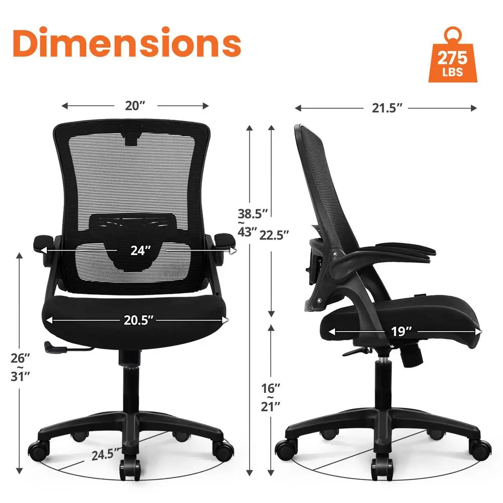 Office Desk Gaming Chairwith Rolling Wheels