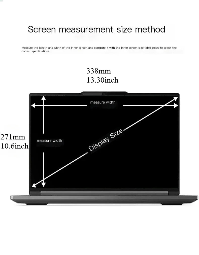 Anti-peeping Screen Protector For Laptop Computer 12.5 13.3 14 15.6 17 in