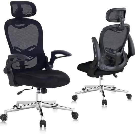 Office Chair, Adjustable High Back Lumbar Support