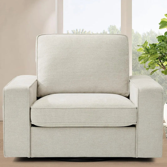 Swivel Accent Chair, Oversized Swivel Single Sofa Chair
