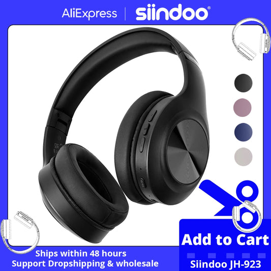 Siindoo JH-923 Wireless Headphones Over Ear