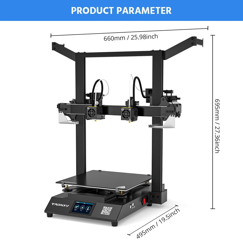 Tronxy IDEX FDM 3D Printer GEMINI S