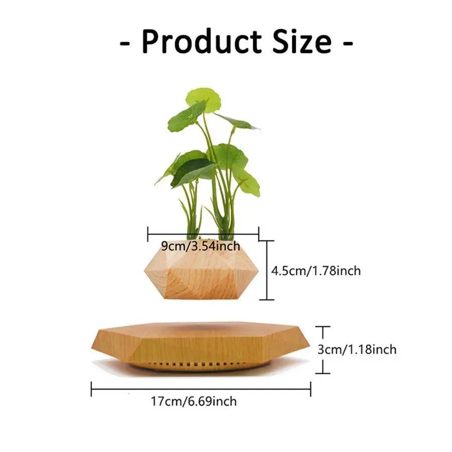 KIYOMING Levitating Plant Pot for Office Home Decoration