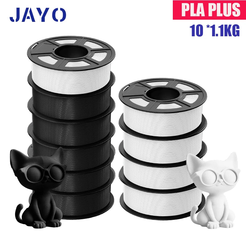 JAYO PETG/PLA PLUS/High Speed Matte PETG/PLA Filament 175mm 10 Rolls