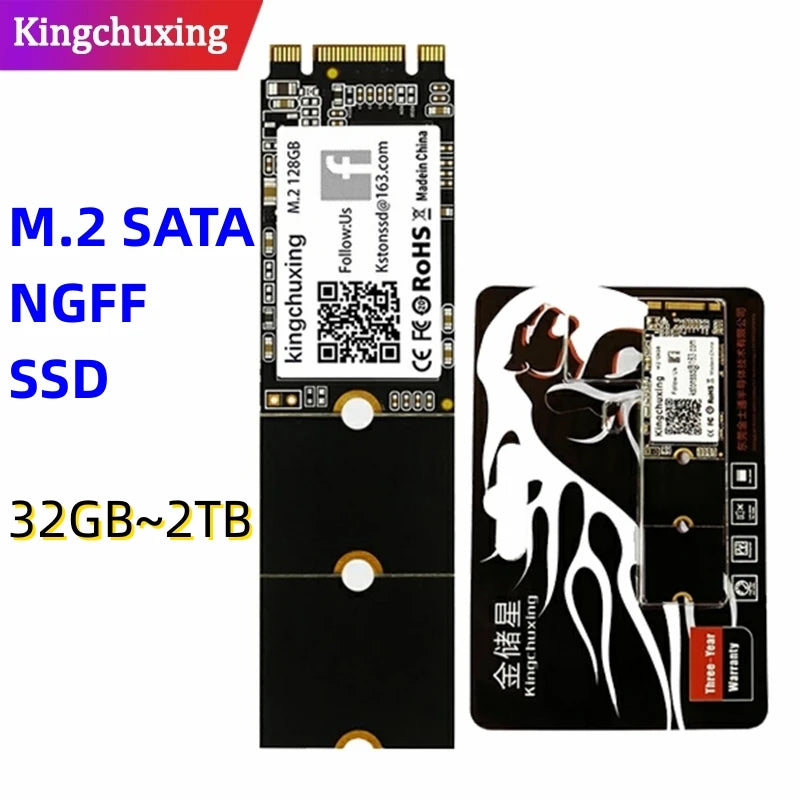 Kingchuxing SSD M2 Sata M.2 NGFF Solid State Drive 1TB 512GB 256GB