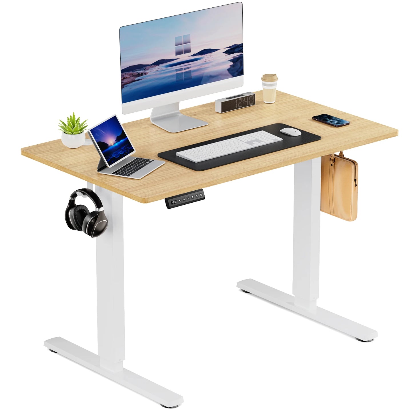 JHK Electric Standing Desk Height Adjustable 40x24 Inch