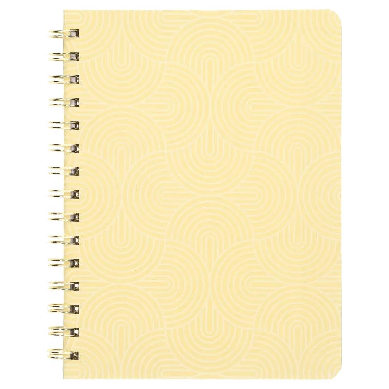 Spiral Journal, 6” x 8”, Ruled, 160 Pages, Yellow