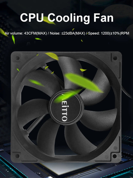 120mm 4 Pin PC Case CPU Cooling Fan