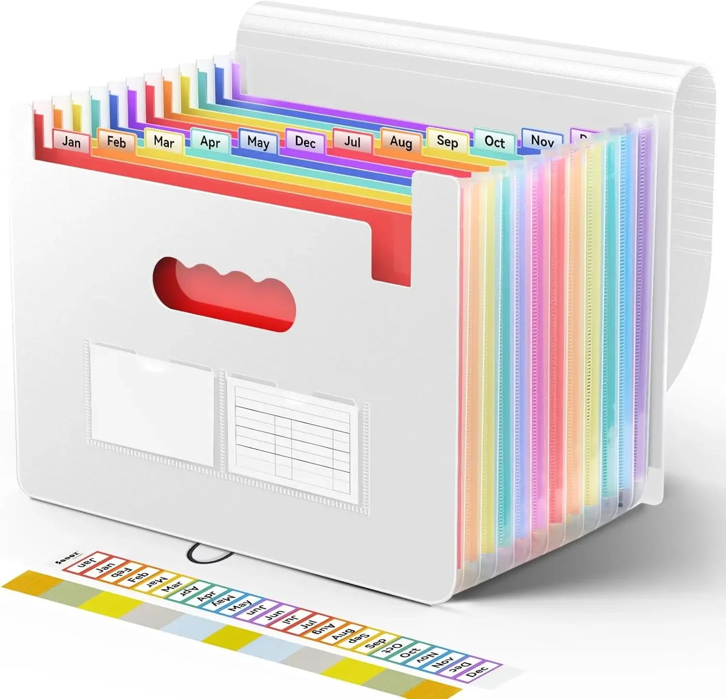 Organ Organizer, 12 Pocket Expandable File Folder