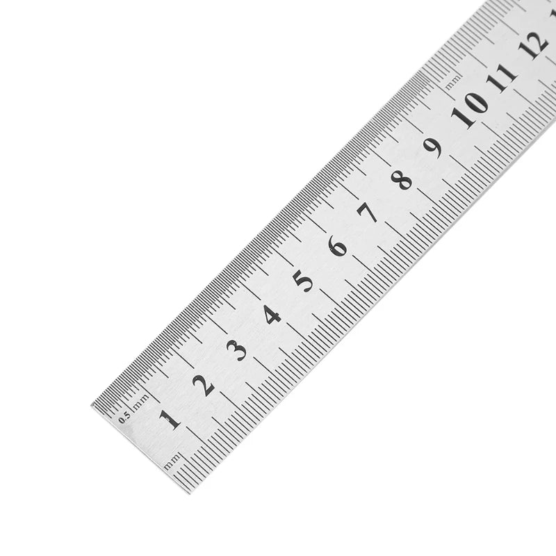 Metal Straight Ruler Stainless Steel Ruler Double Sided