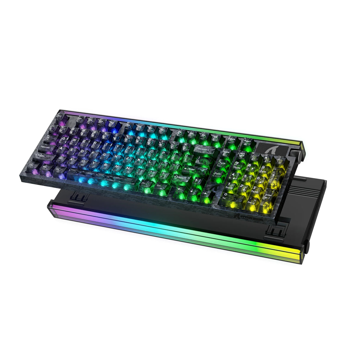 ATTACK SHARK R98 HE Carbon Fiber Rapid Trigger Keyboard, 98 Keys