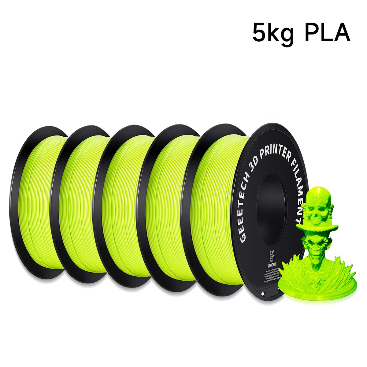 Geeetech 5Kg Standard PLA Filament 1.75mm, Multiple Colour