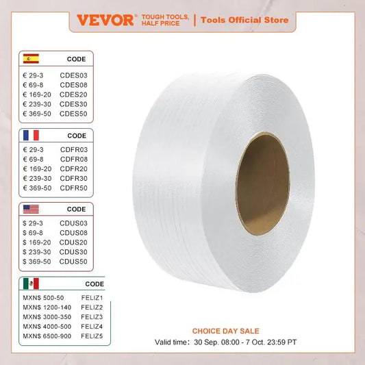 VEVOR 9900ft Packaging Bunding Tape