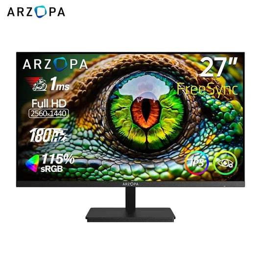 New ARZOPA 27inch 180Hz 2K FastIPS QHD PC Monitor