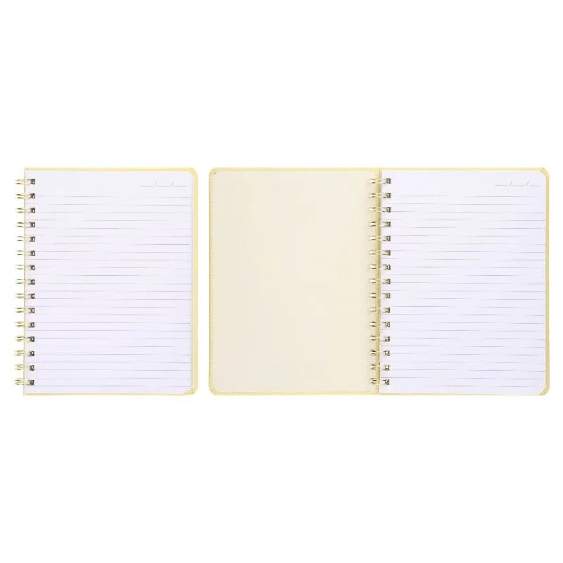 Spiral Journal, 6” x 8”, Ruled, 160 Pages, Yellow