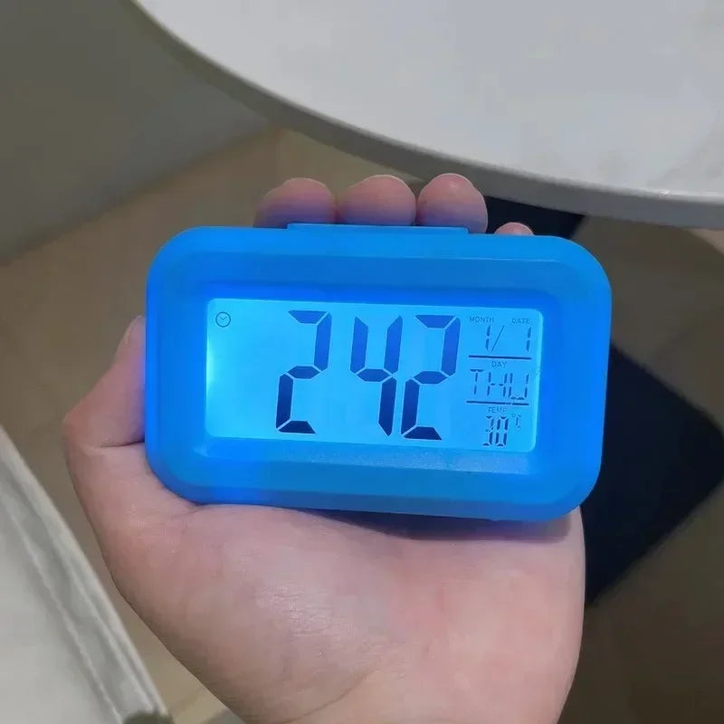 Desk Decorations Table Clock, LED Digital Alarm Clock