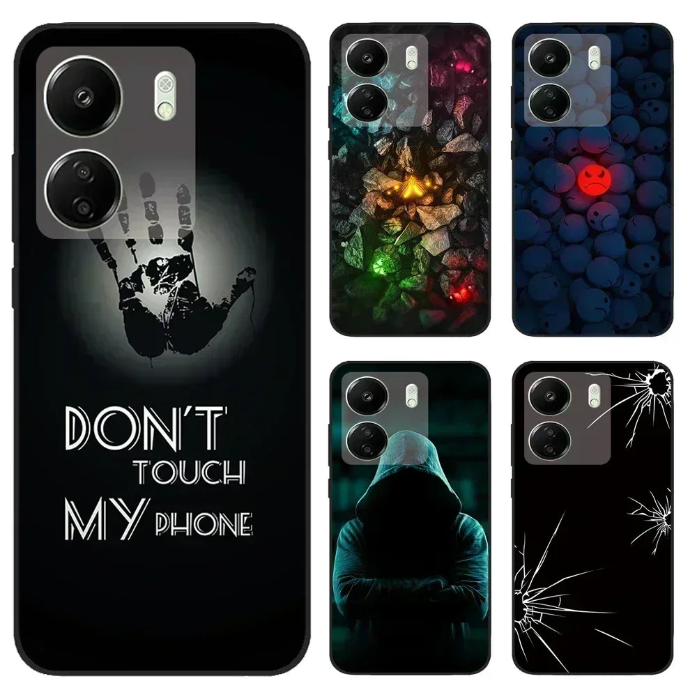 For Redmi 13C 4G Case Animals Soft Silicone TPU Phone Cases