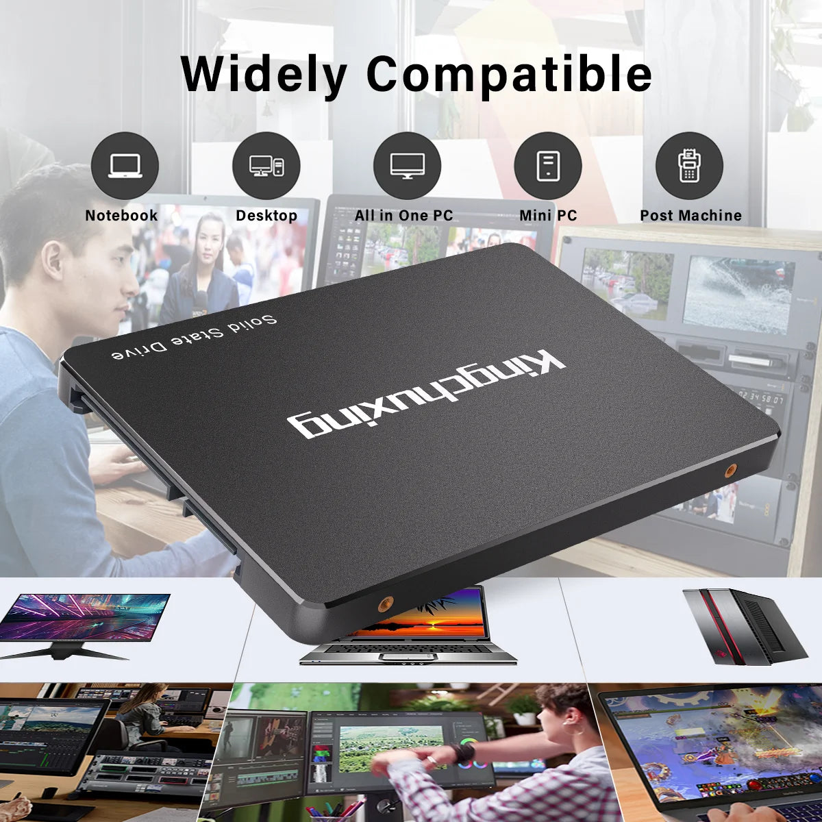 Promo Kingchuxing Ssd Sata 120gb 240gb For Desktop Laptop