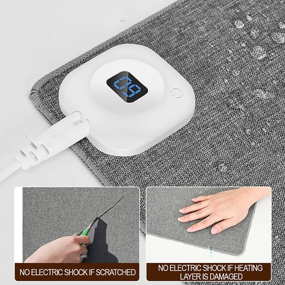 Heating Mouse Pad 80x33cm 35℃/40℃/45℃/50℃/55℃/60℃ Adjustable