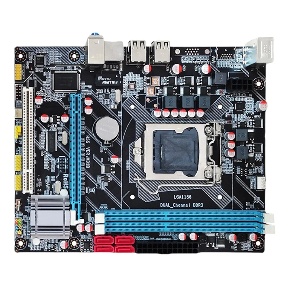 Computer Motherboard combo kit LGA 1156 CPU DDR3 16GB 1600MHz Memory PC Mainboard