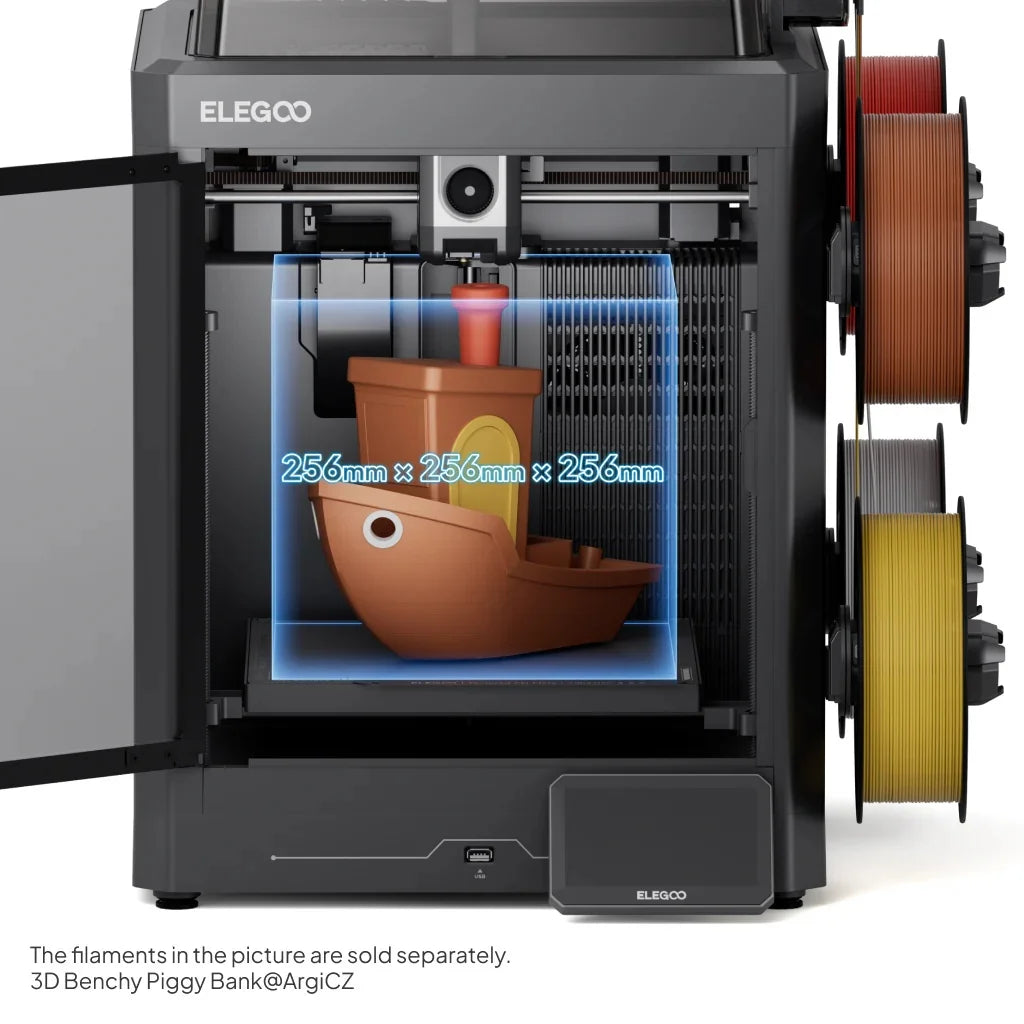 ELEGOO Centauri Carbon 2 Combo 3D Printer with 10KG Filament Kit 500mm/s²