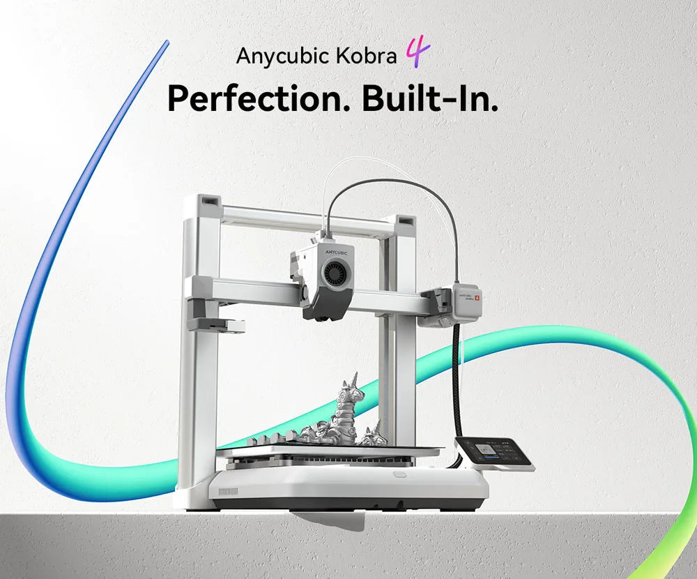 ANYCUBIC Kobra 4/Kobra 4 Combo 600mm/s Fast Printing 3D Printer