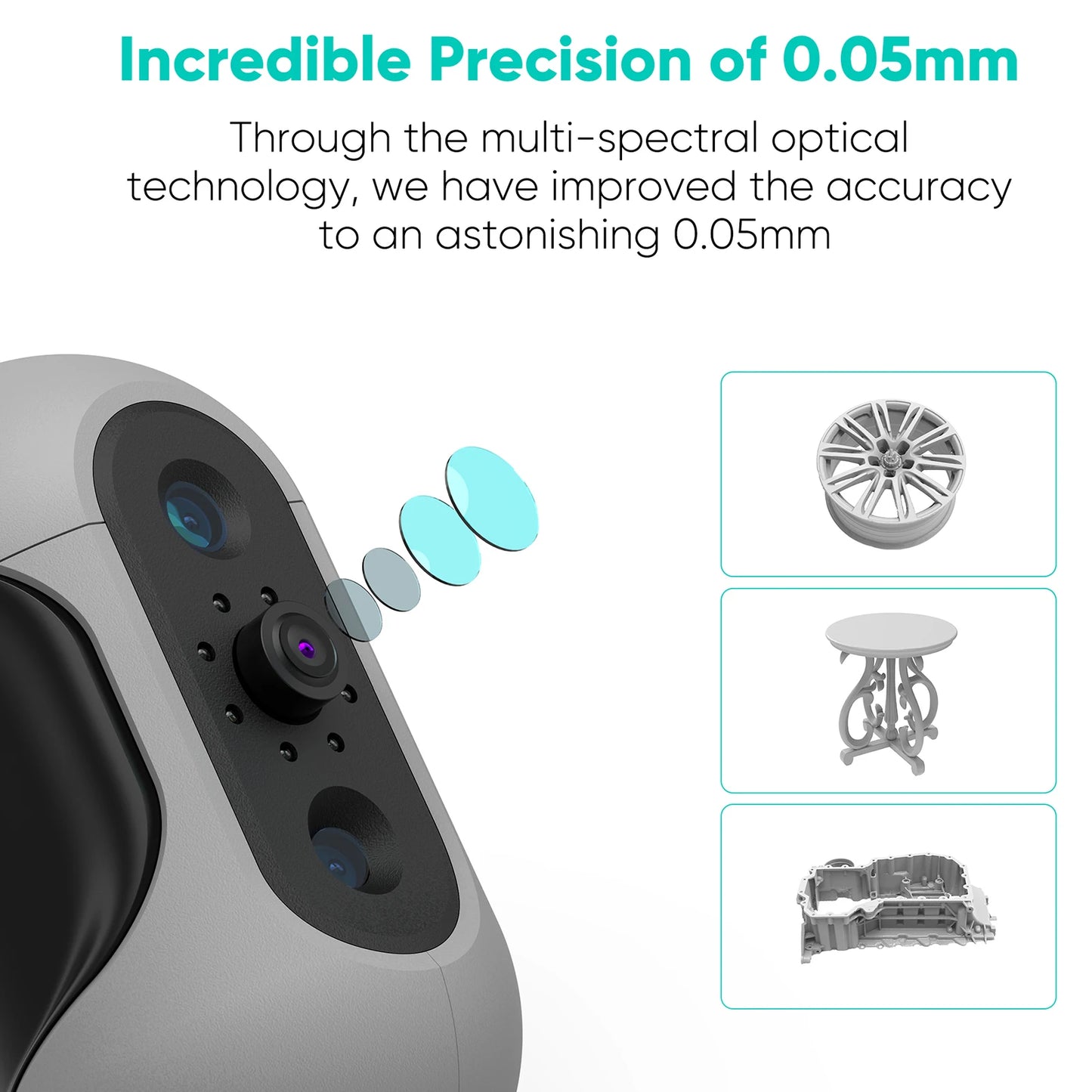 DMakerpro Mole Handheld 3D Scanner for 3D Printer