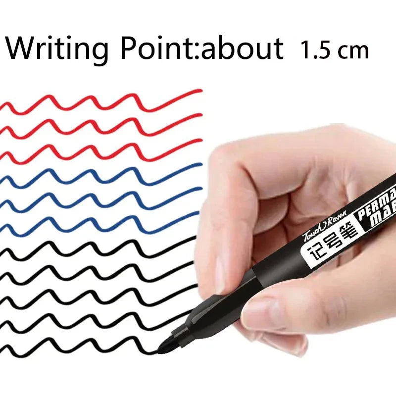 6 PCS Permanent Marker Pen Manga Drawing Markers
