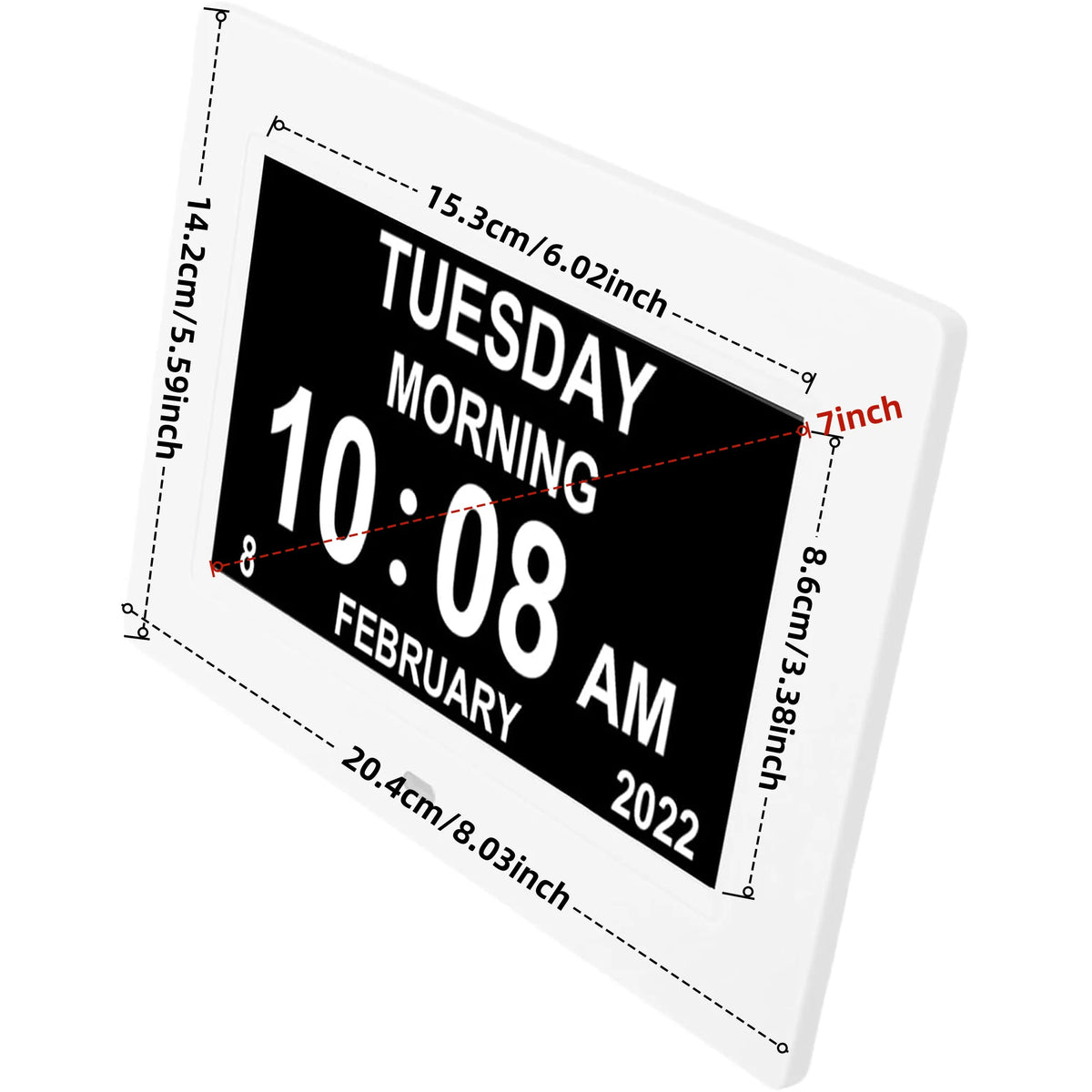 Clocks for Seniors, Digital Clock with Day and Date