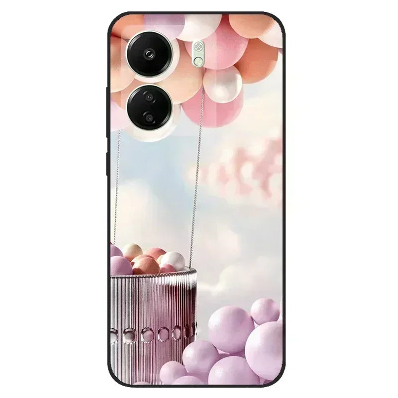 For Redmi 13C 4G Case Animals Soft Silicone TPU Phone Cases