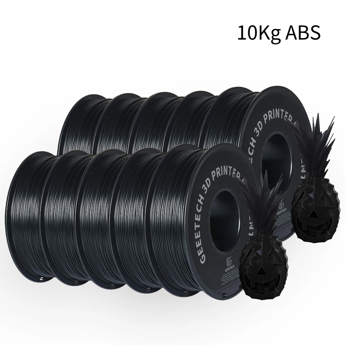 GEEETECH 10Kg In One Box Matte/PETG/Silk PLA/TPU/ABS 3D PLA Filament 1.75mm