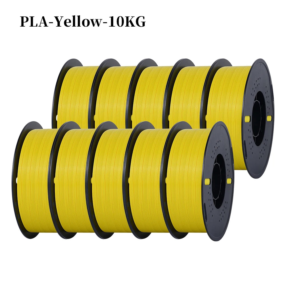 10KG/22LBS Multicolor PLA filament 1KG/Roll 1.75mm For 3D Printer