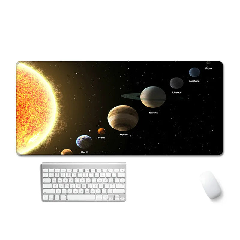 800x300x3mm Large Mouse Pad Universe Starry Sky Family Laptop Gamer Rubber Mouse Mat MousePad