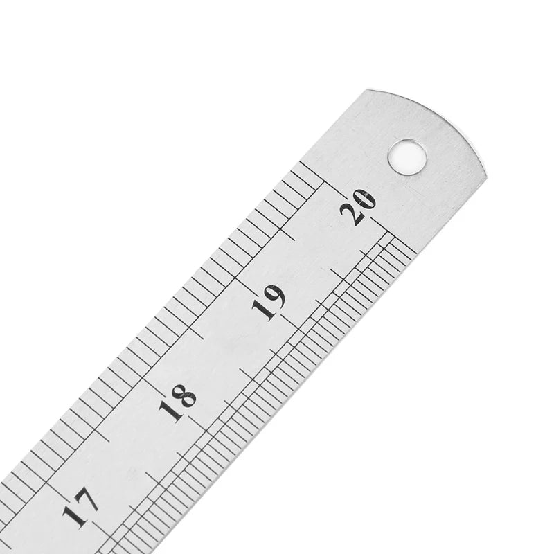 Metal Straight Ruler Stainless Steel Ruler Double Sided