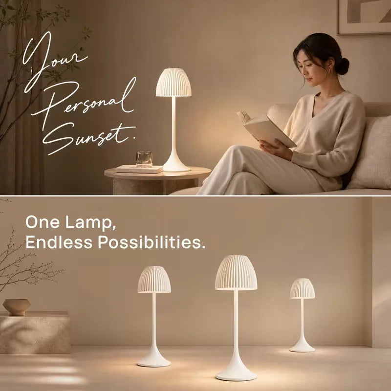 Led Desk Lamp Touch Control with Wireless Charger Rechargeable