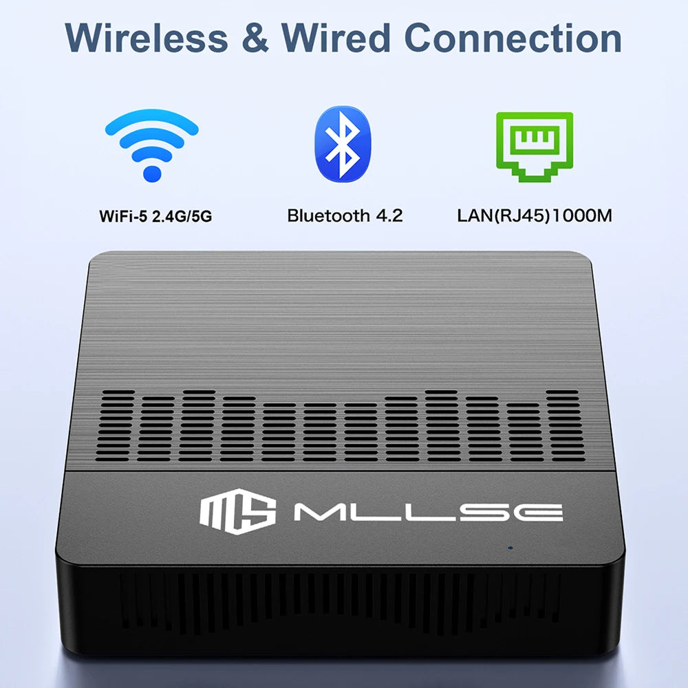 MLLSE M2 Air Mini PC Intel Celeron N4000 CPU