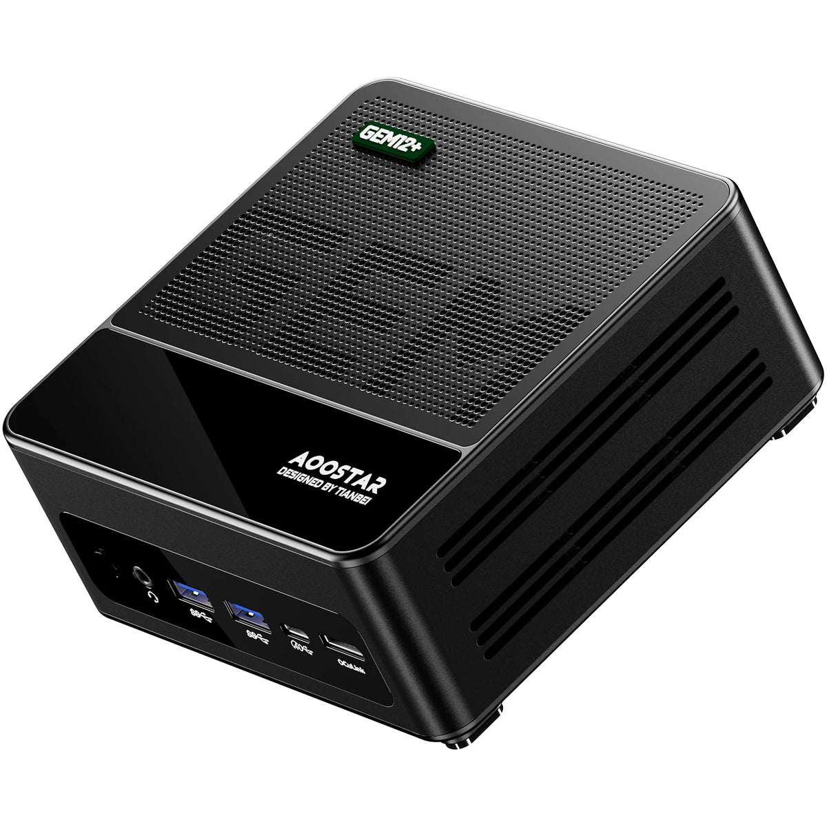 AOOSTAR GEM12+ Mini PC Barebone, AMD Ryzen 7 8845HS, Dual USB4 Port