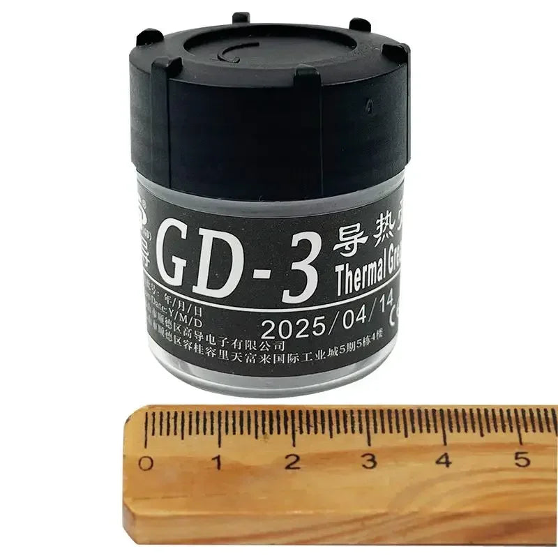 1 Piece 30g Gray 7.5W/m-k GD-3-CN30 Thermal Paste For CPU GPU