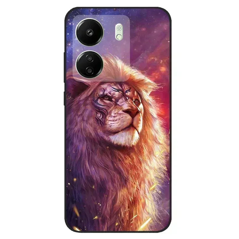 For Redmi 13C 4G Case Animals Soft Silicone TPU Phone Cases