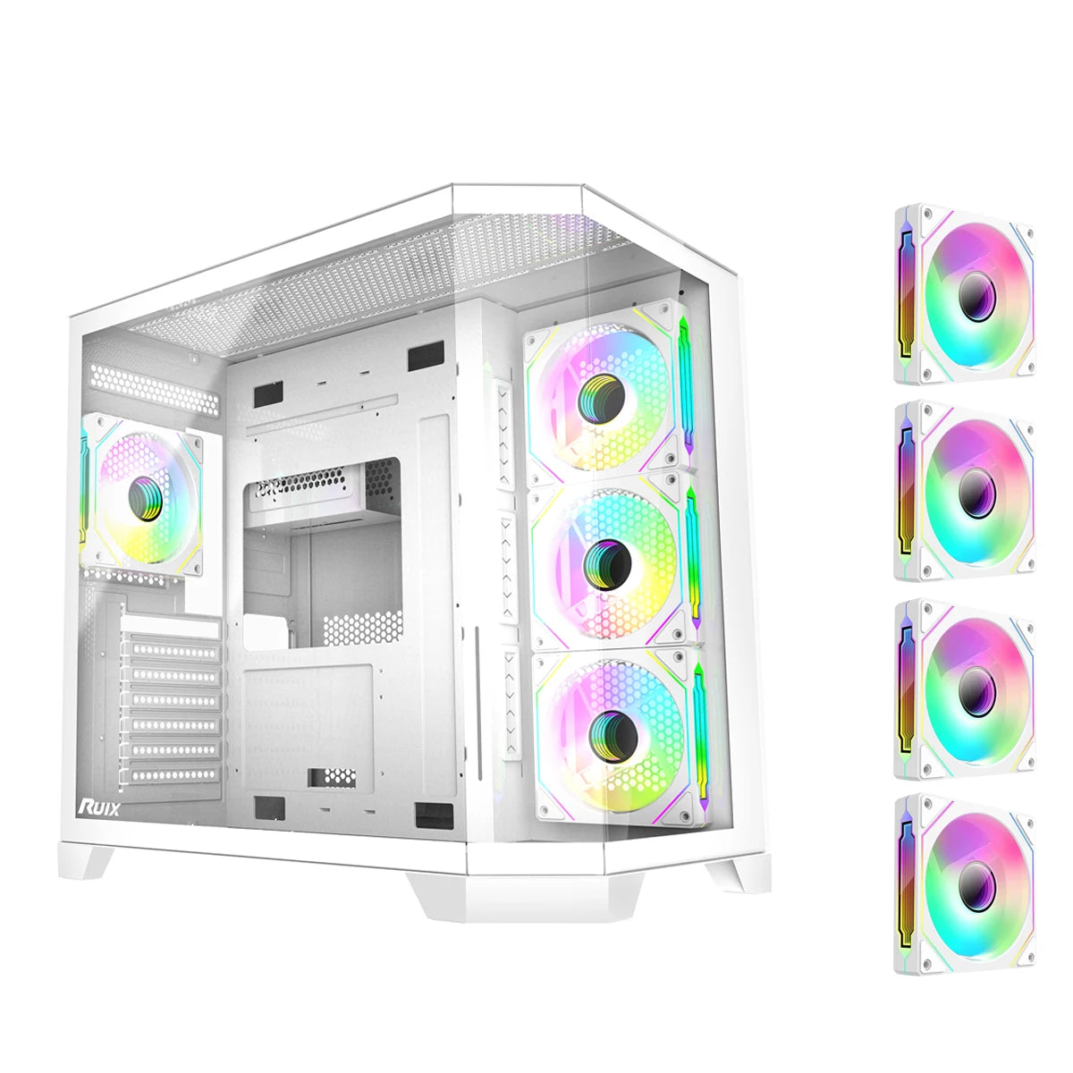 Ruix OV303 Black Color ATX Mid Tower Computer Case