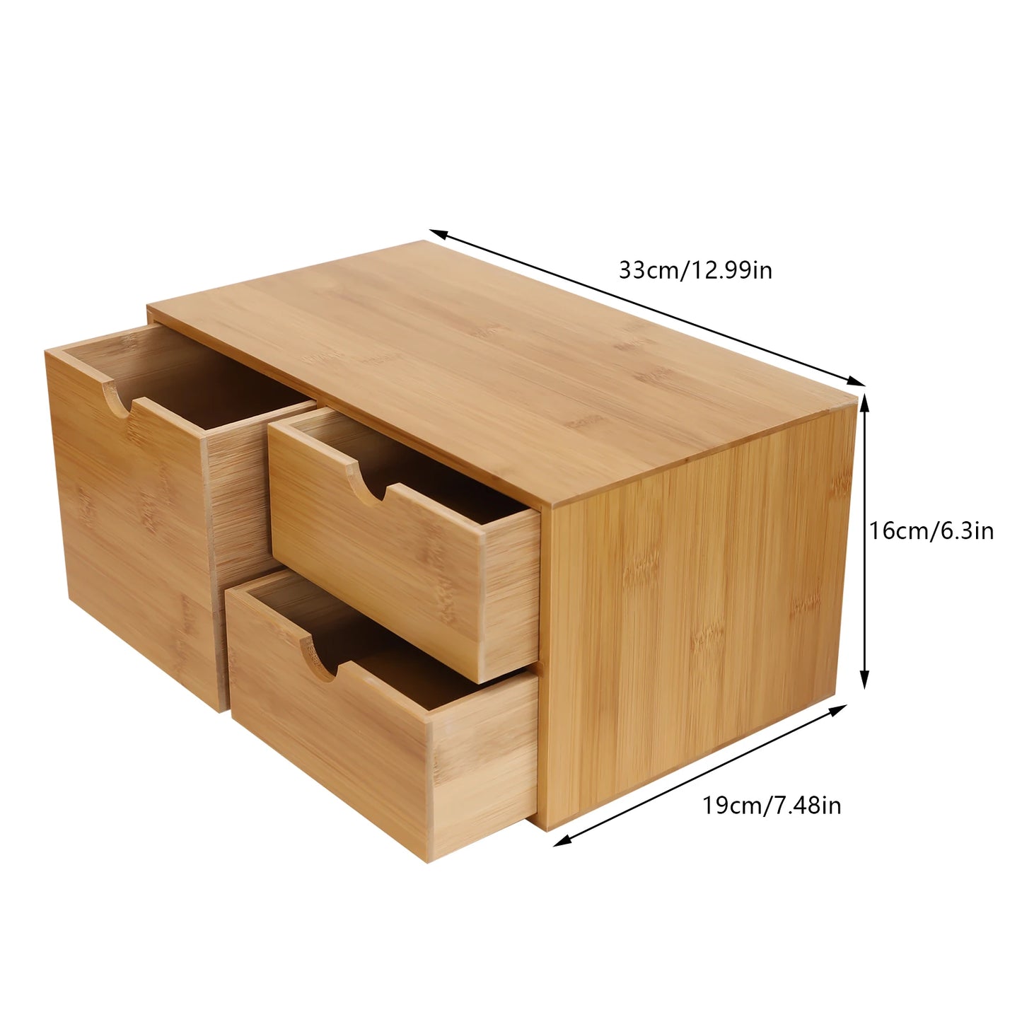 Bamboo Desk Organizer - Mini Bamboo Desk