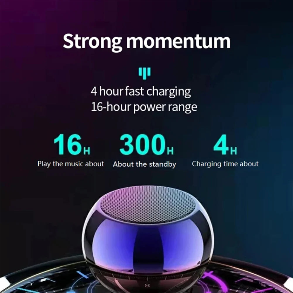 Wireless Bluetooth-compatible Speaker Small Subwoofer Portable