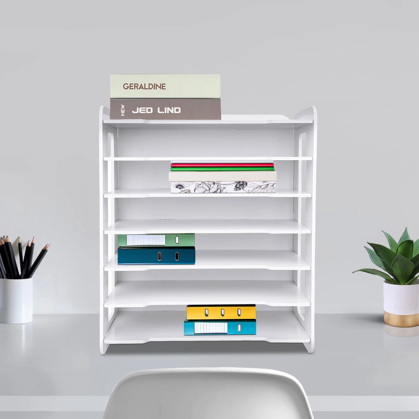 7-Layer File Organizer with PVC Material