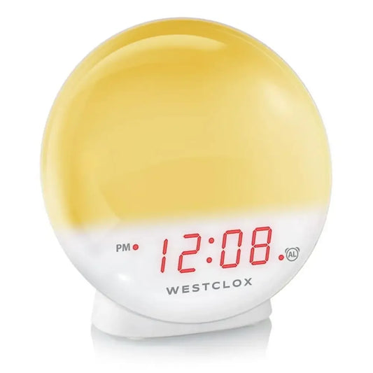 5" Electric Sunrise Alarm Clock with LED Display