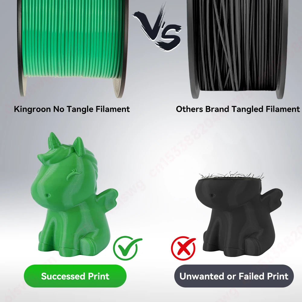 KINGROON 10KG 1.75mm PETG Filament High Quality 3D Printing