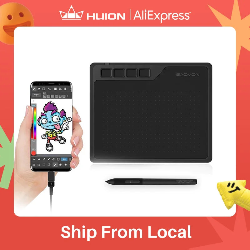 GAOMON S620 6.5x4 Inches Digital Pen Tablet