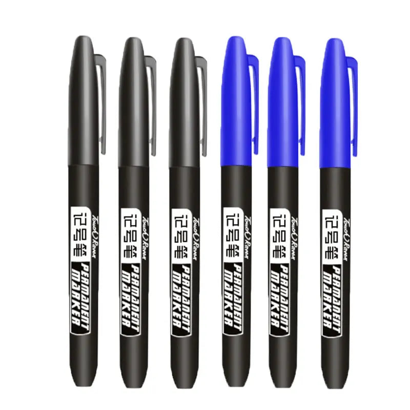 6 PCS Permanent Marker Pen Manga Drawing Markers
