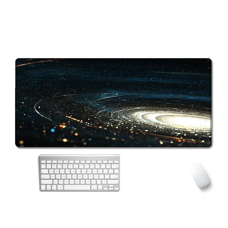 800x300x3mm Large Mouse Pad Universe Starry Sky Family Laptop Gamer Rubber Mouse Mat MousePad